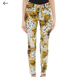 Versace tribute printed jeans size 30